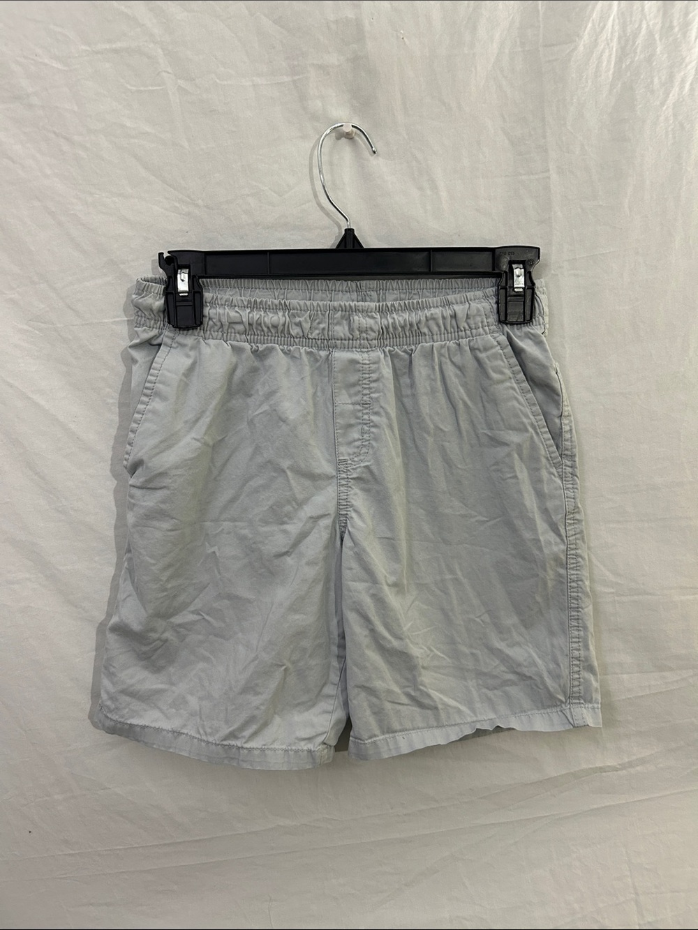 Cat & Jack Light Gray Elastic-Waist Kids Shorts 10/12